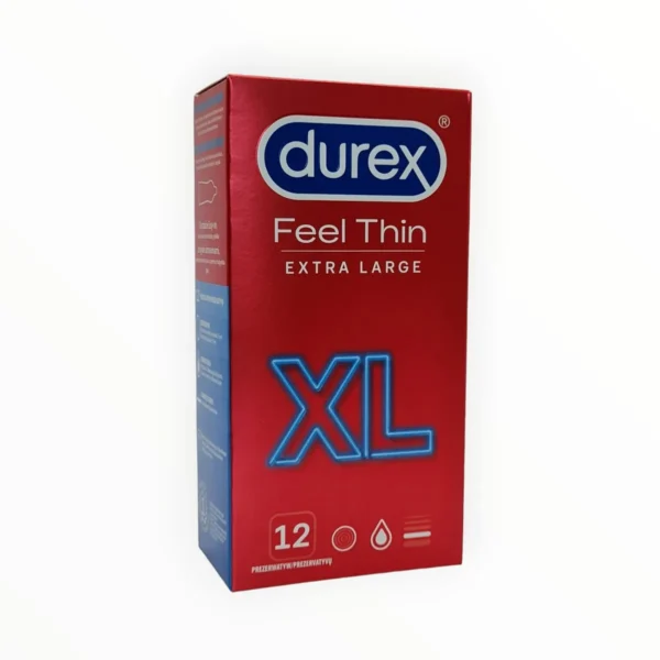 Durex Feel Thin Extra Large XL 12 pcs. condoms