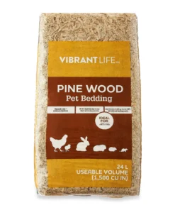 Vibrant Life Pine Pet Bedding for Small Pets and Chickens, 24 L