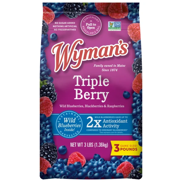 Wyman’s Triple Berry Blend with Blueberries